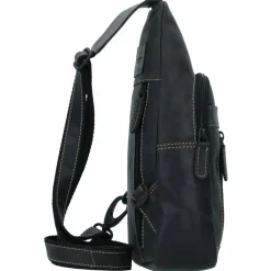 Jack Kinsky Umhängetaschen<Baltimore 17 Umhängetasche Leder 30 cm anthrazit