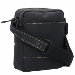 New Jack Kinsky Baltimore 1 Umhängetasche Leder 14 cm anthrazit