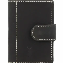 Jack Kinsky Baltimore Kreditkartenetui RFID Schutz Leder 11 cm anthrazit