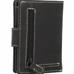 Jack Kinsky Baltimore Kreditkartenetui RFID Schutz Leder 11 cm anthrazit