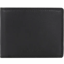 Jack Kinsky Herrengeldbörsen Querformat<Brisbane Geldbörse RFID Schutz Leder 13 cm schwarz