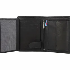 Discount Jack Kinsky Brisbane Geldbörse RFID Leder 9,5 cm schwarz