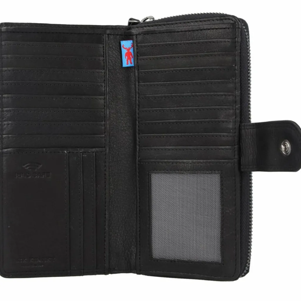 Damen Jack Kinsky Brisbane Geldbörse RFID Leder 9,5 cm