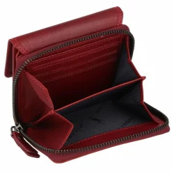 New Jack Kinsky Geldbörse RFID Schutz Leder 11 cm rot