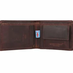 Hot Jack Kinsky Monterey 104 Geldbörse RFID Schutz Leder 10.5 cm mokka