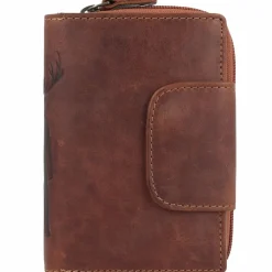 Online Jack Kinsky Monterey Geldbörse RFID Schutz Leder 10 cm cognac