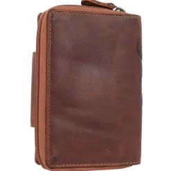 Online Jack Kinsky Monterey Geldbörse RFID Schutz Leder 10 cm cognac