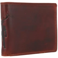 Jack Kinsky Herrengeldbörsen Querformat<Monterey Geldbörse RFID Schutz Leder 13 cm cognac