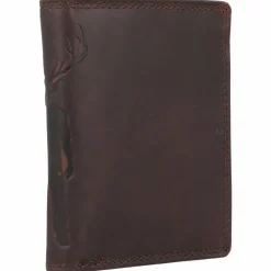 Clearance Jack Kinsky Monterey Geldbörse RFID Schutz Leder 9.5 cm mokka