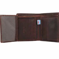 Clearance Jack Kinsky Monterey Geldbörse RFID Schutz Leder 9.5 cm mokka