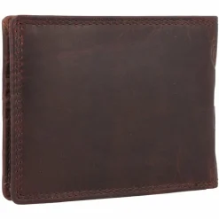 Jack Kinsky Herrengeldbörsen Querformat<Monterey Geldbörse RFID Schutz Leder 11.5 cm mokka