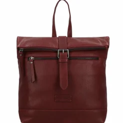 Jack Kinsky Lederrucksäcke|City Rucksäcke<Montreal City Rucksack Leder 29 cm rot