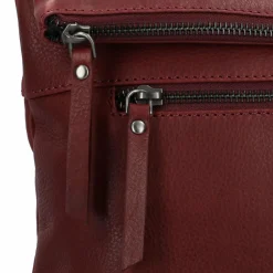 Jack Kinsky Lederrucksäcke|City Rucksäcke<Montreal City Rucksack Leder 29 cm rot