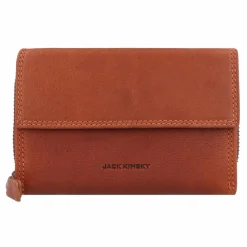 Jack Kinsky Montreal Geldbörse RFID Schutz Leder 13.5 cm cognac