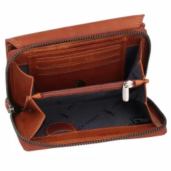 Jack Kinsky Montreal Geldbörse RFID Schutz Leder 13.5 cm cognac