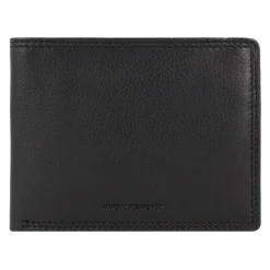 Jack Kinsky Herrengeldbörsen Querformat<Montreal Geldbörse RFID Schutz Leder 12 cm schwarz