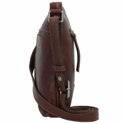 Best Jack Kinsky Montreal Umhängetasche Leder 19 cm mokka