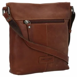 Jack Kinsky Umhängetaschen<Montreal Umhängetasche Leder 19 cm cognac