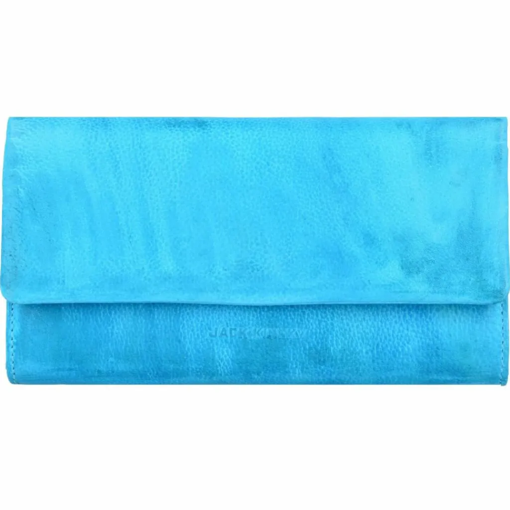 Jack Kinsky Damengeldbörsen Querformat<Nassau 513 Geldbörse Leder 19 cm türkis