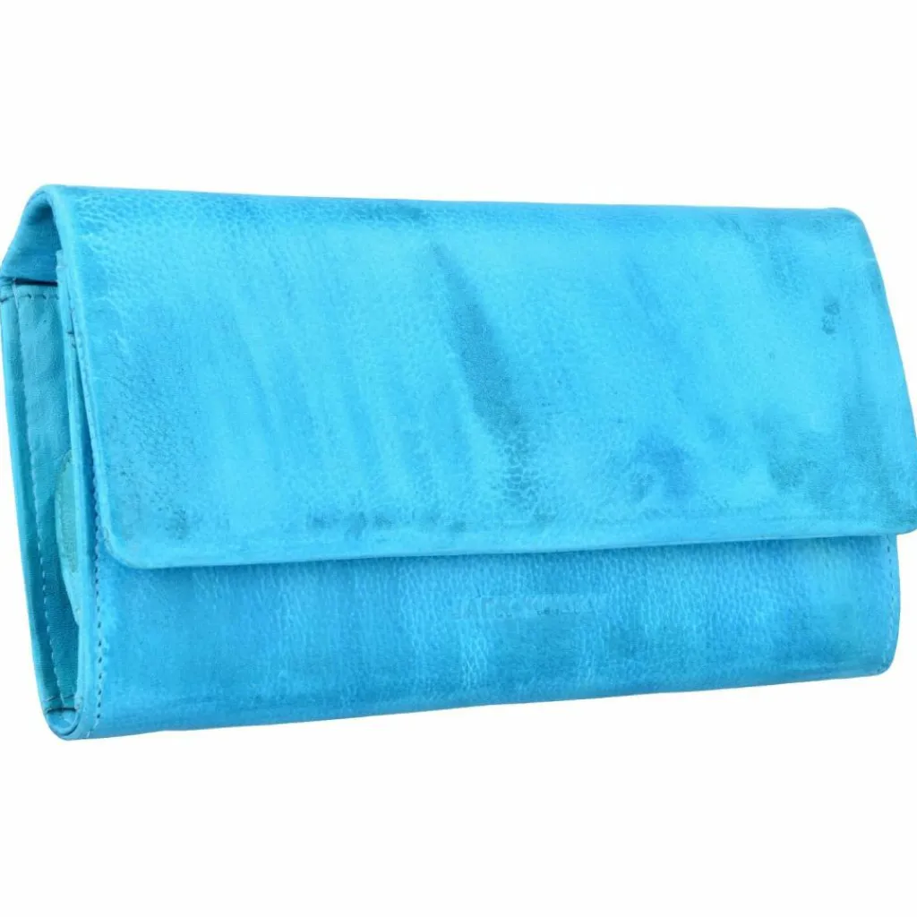 Jack Kinsky Damengeldbörsen Querformat<Nassau 513 Geldbörse Leder 19 cm türkis