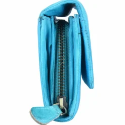 Jack Kinsky Damengeldbörsen Querformat<Nassau 513 Geldbörse Leder 19 cm türkis