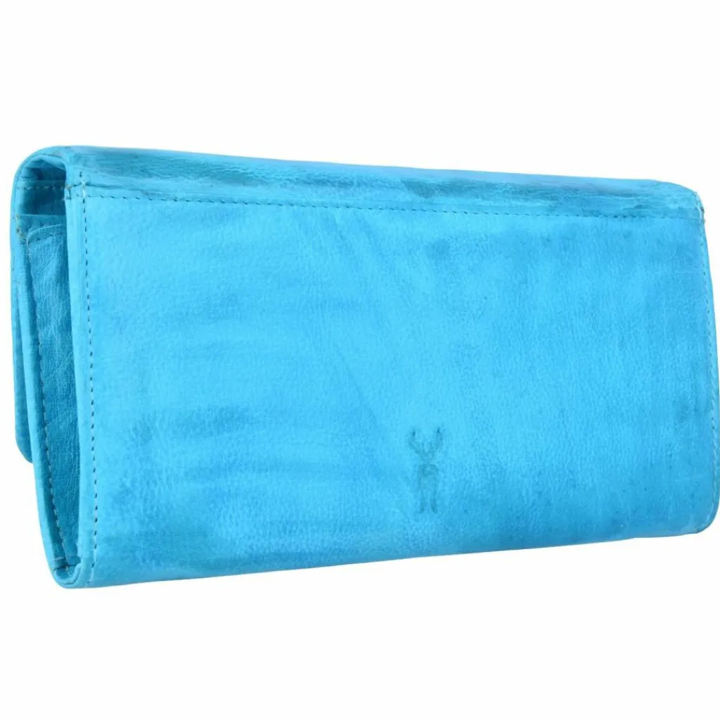 Jack Kinsky Damengeldbörsen Querformat<Nassau 513 Geldbörse Leder 19 cm türkis