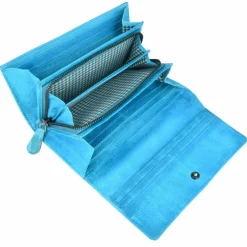 Jack Kinsky Damengeldbörsen Querformat<Nassau 513 Geldbörse Leder 19 cm türkis