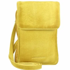 Jack Kinsky Handytaschen<Nassau Handytasche RFID Leder 9,5 cm gelb