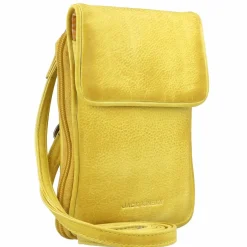Jack Kinsky Handytaschen<Nassau Handytasche RFID Leder 9,5 cm gelb