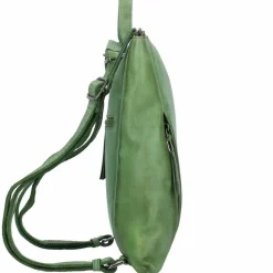 Jack Kinsky Lederrucksäcke|City Rucksäcke<Nelson 4 City Rucksack Leder 32 cm grün