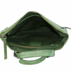 Jack Kinsky Lederrucksäcke|City Rucksäcke<Nelson 4 City Rucksack Leder 32 cm grün