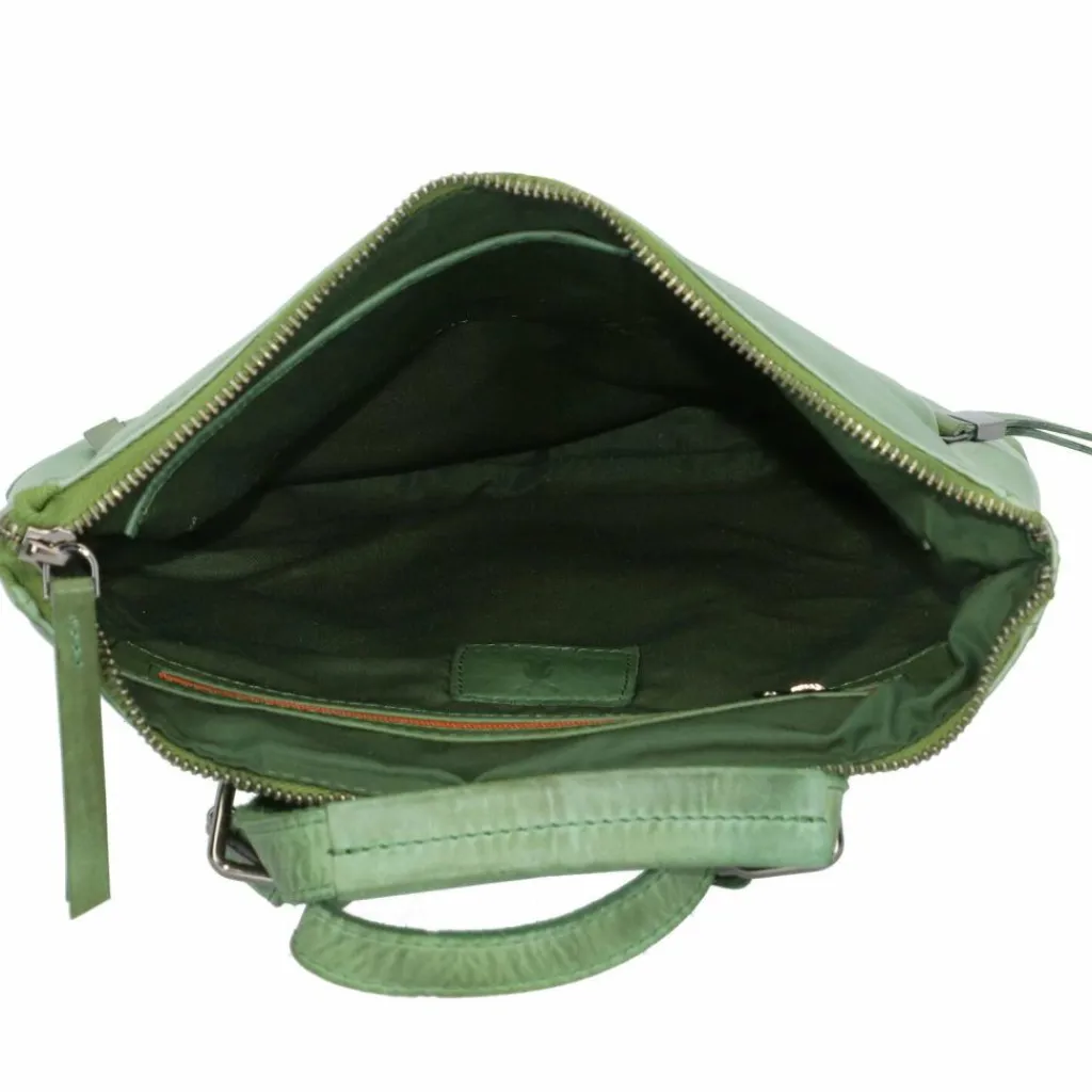 Jack Kinsky Lederrucksäcke|City Rucksäcke<Nelson 4 City Rucksack Leder 32 cm grün