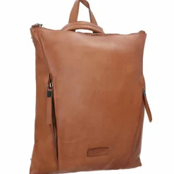 Hot Jack Kinsky Nelson 4 City Rucksack Leder 32 cm cognac