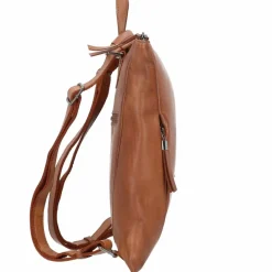 Hot Jack Kinsky Nelson 4 City Rucksack Leder 32 cm cognac