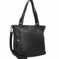 Discount Jack Kinsky Nelson 3 Schultertasche Leder 26 cm schwarz