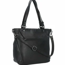 Discount Jack Kinsky Nelson 3 Schultertasche Leder 26 cm schwarz