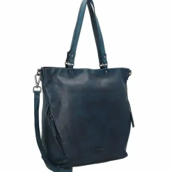 Jack Kinsky Schultertaschen<Nelson 6 Schultertasche Leder 41 cm marine