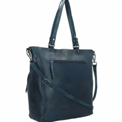 Jack Kinsky Schultertaschen<Nelson 6 Schultertasche Leder 41 cm marine