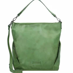 Clearance Jack Kinsky Nelson 5 Schultertasche Leder 35 cm grün