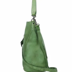 Clearance Jack Kinsky Nelson 5 Schultertasche Leder 35 cm grün