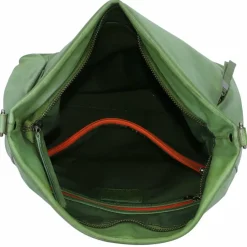 Clearance Jack Kinsky Nelson 5 Schultertasche Leder 35 cm grün