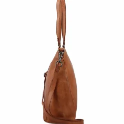 Best Jack Kinsky Nelson 6 Schultertasche Leder 41 cm cognac