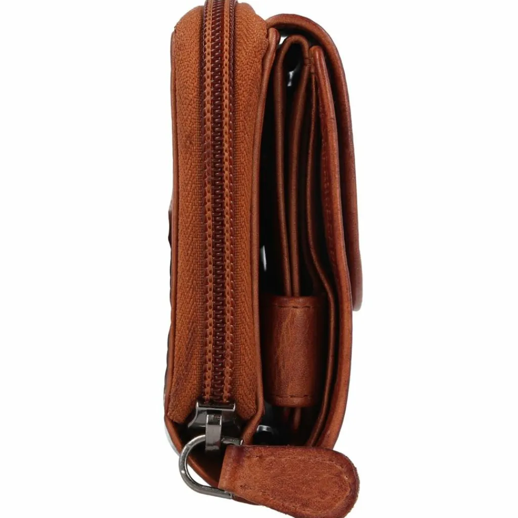 Jack Kinsky Herrengeldbörsen Querformat<Nelson Geldbörse RFID Leder 12,5 cm cognac