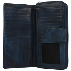 New Jack Kinsky Nelson Geldbörse RFID Leder 18,5 cm marine