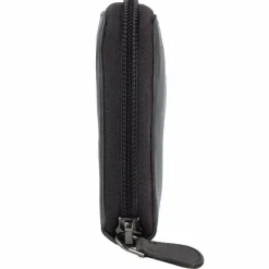 Jack Kinsky Damengeldbörsen Querformat<Nelson Geldbörse RFID Leder 20 cm anthrazit