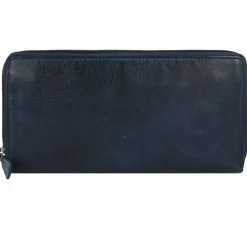 Clearance Jack Kinsky Nelson Geldbörse RFID Leder 20 cm marine