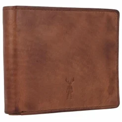 Jack Kinsky Herrengeldbörsen Querformat<Nelson Geldbörse RFID Leder 13 cm mokka