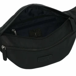 Jack Kinsky Gürteltaschen<Porto Gürteltasche Leder 30 cm schwarz