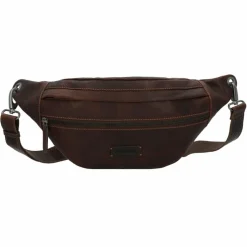 Sale Jack Kinsky Porto Gürteltasche Leder 30 cm mokka