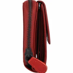 Discount Jack Kinsky Risör Geldbörse RFID Schutz Leder 14 cm rot